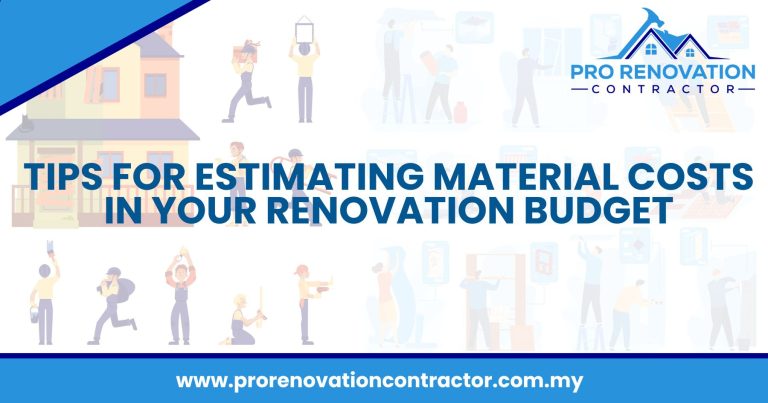 Image showcasing Tips for Estimating Material Costs in Your Renovation Budget